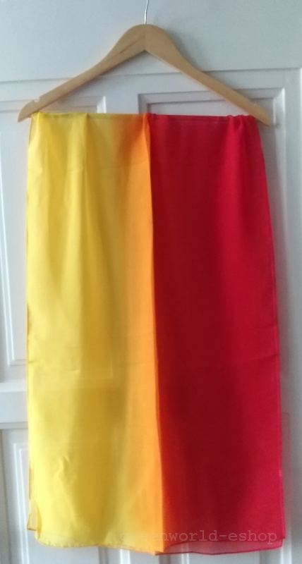 ŠÁTEK/ŠÁLA S TURMALÍNEM/TURMALÍNOVÝ č.32 oranžový ombré