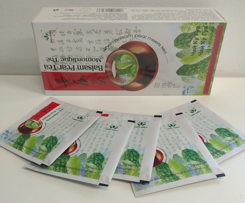 ČAJ KU GUA (Balsam Pear Tea) - zažívání, trávení, cukrovka