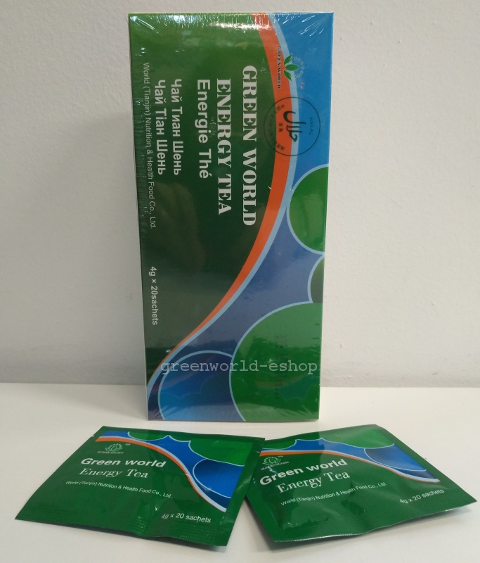ČAJ TIAN ŠEN - ENERGY TEA - vitalita, únava, stres, chronický únavový syndrom